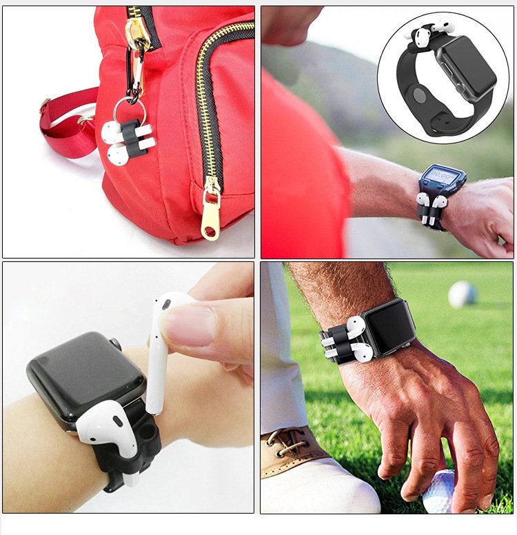 Compatible with Apple, Applicable airpods thick bluetooth headset charging box anti-fall silicone storage box - Image 5