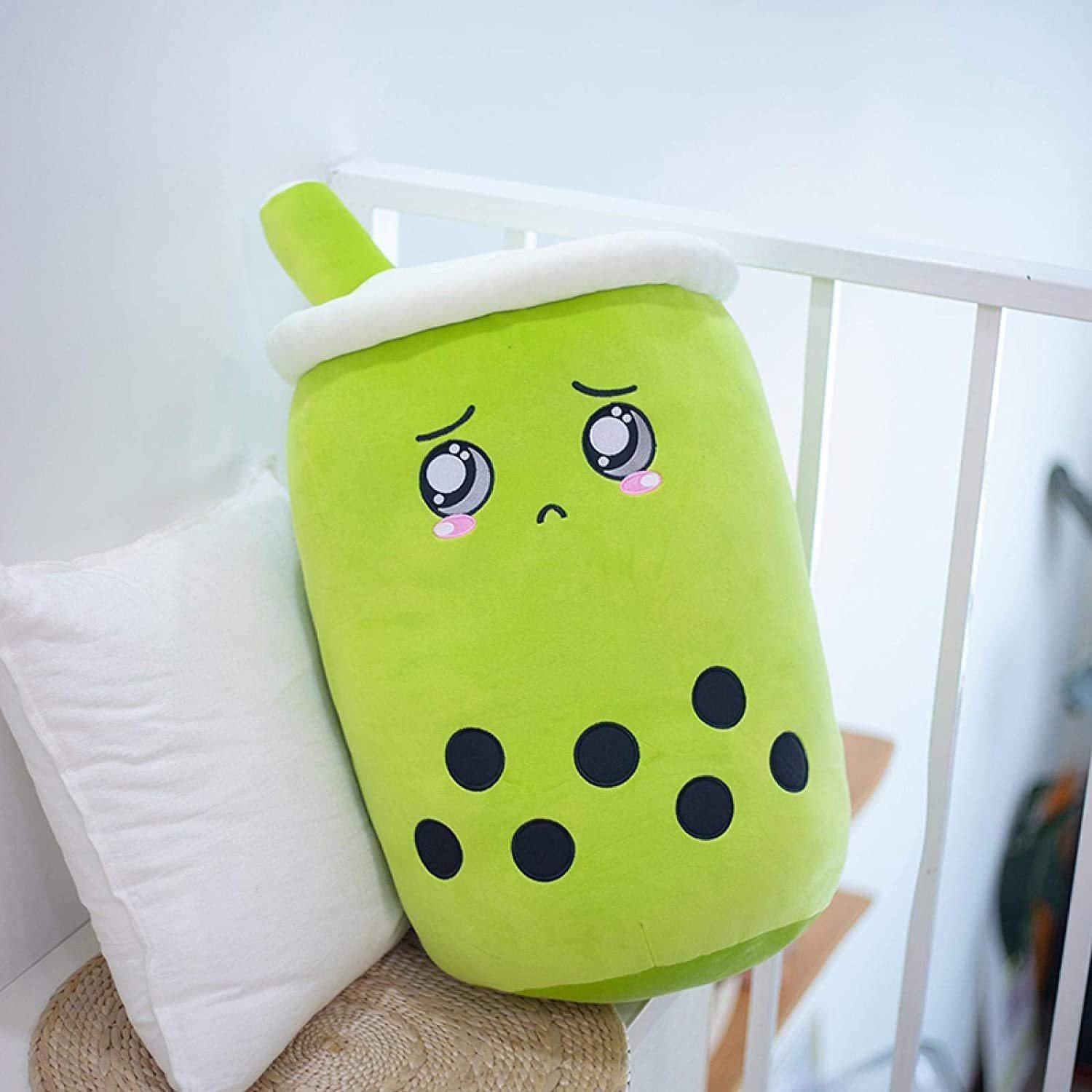 Cute Fruit Drink Plush Stuffed Soft Strawberry Milk Tea Plush Boba Tea Cup Toy Bubble Tea Pillow Cushion Kids Gift - Image 6