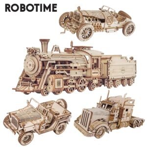 Robotime ROKR Train Model…