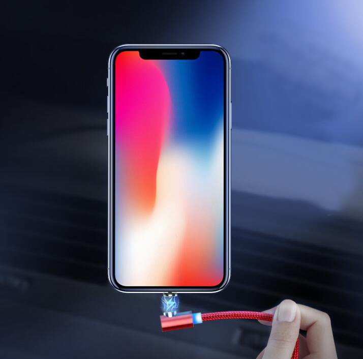 Nylon Braided Magnetic Mobile Phone Charging Cable - Image 3