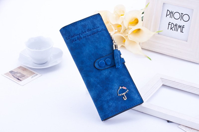 Lady's umbrella purse women long zipper wallets Korean plate handbag Taobao fast selling sanding Wallet - Image 10