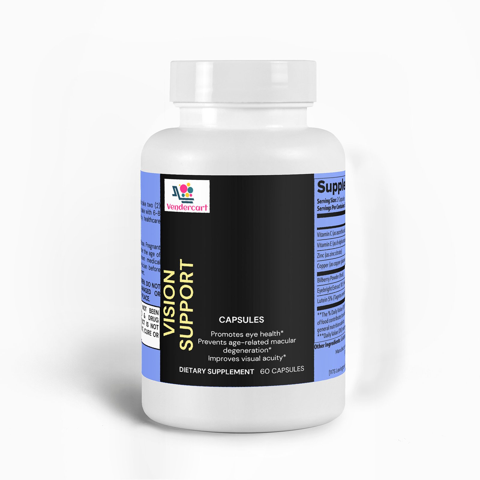 Vendercart Vision Support Supplement Eye Health, Visual Clarity, And Night Vision Boost - Image 4