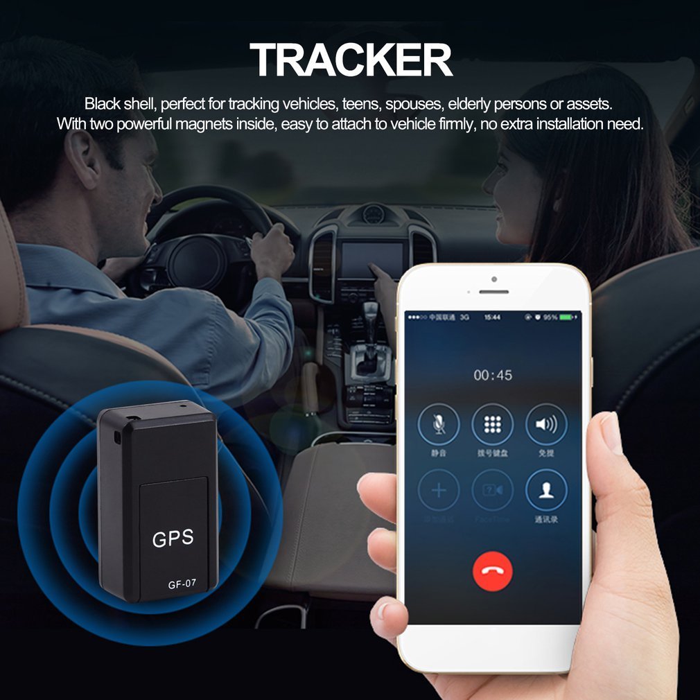 Car Tracker Magnetic Mini Car Tracker GPS Real Time Tracking Locator Device Recordable Anti-lost Rechargeable Locator - Image 4
