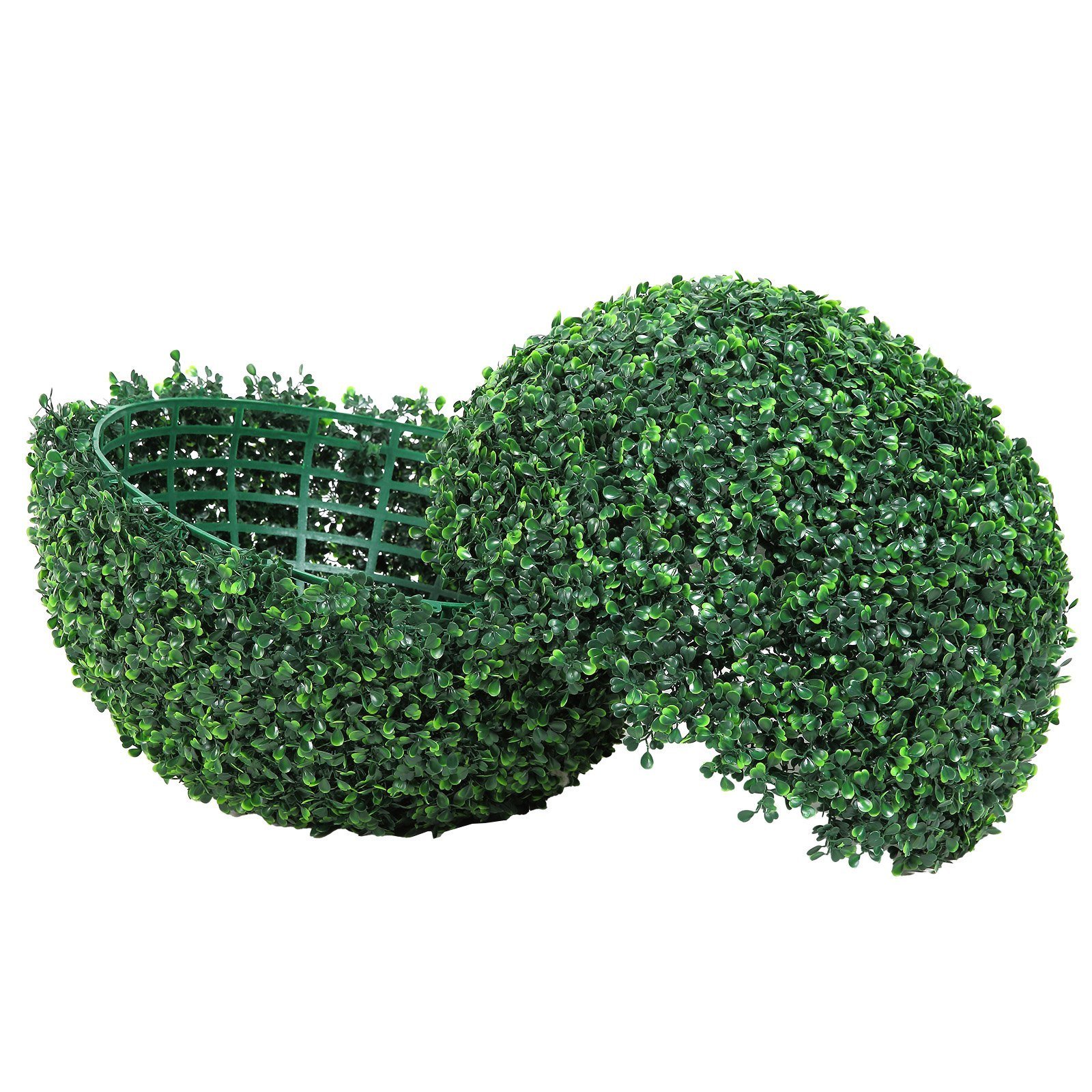 VEVOR Artificial Topiaries Boxwood Trees, 20Tall 2 Pieces , Ball Shape Faux Topiaries Plant, All Year Green Feaux Plant Decorative Balls For Backyard, Balcony,Garden, Wedding And Home - Image 7