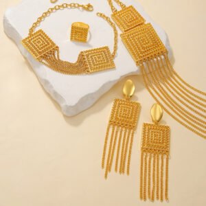 5pcs Fashion Ladies 18k G…