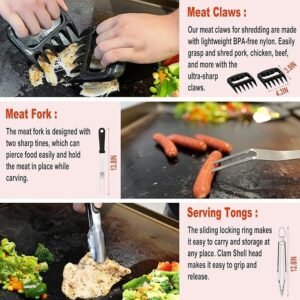 37PC Flat Top Grill Acces…