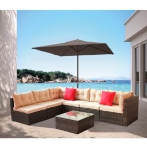 Patio Furniture Set PE Ra…